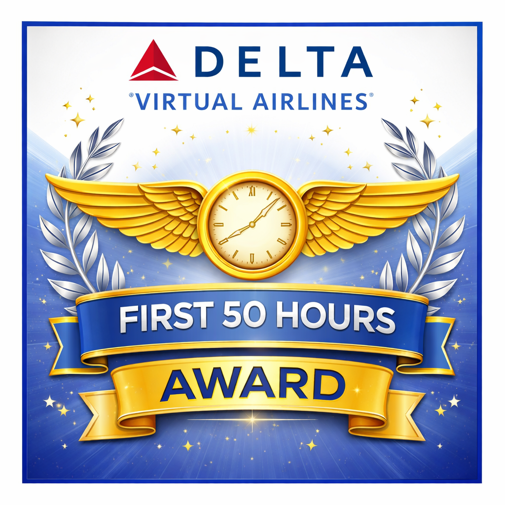 When a pilot has 50 hours, give this award
